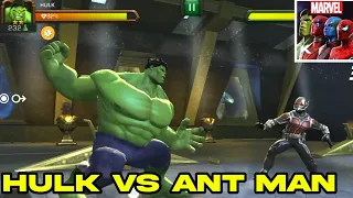 Hulk Vs Ant Man Fight game ! Mcoc Gameplay ! Hulk Vs Captain America Fight gameplay