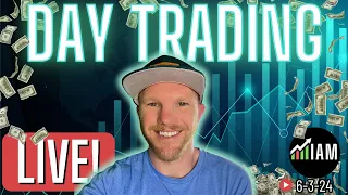 🔴LIVE DAY TRADING!-  Funded Futures Accounts S&P 500 / NASDAQ 6.3.2024