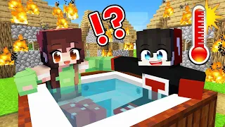 Blazing Heat in Minecraft: Surviving the Scorching Challenge ( Tagalog )