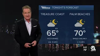 WPTV First Alert Weather Forecast for Evening of March 25, 2024