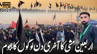 Last Day Of Arbaeen Walk 2023/1445H l Najaf To Karbala Walk l chelum Imam Hussain