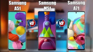 Samsung M51 vs Samsung A51 vs Samsung A71