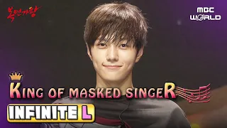[C.C.] L sings in a clear voice in masked singer #INFINITE #L