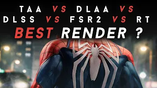 Spider-Man Remastered 4K + TAA + DLAA + DLSS + FSR2 + RAY TRACING