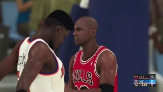 NBA 2K20 (Throwback Game): Chicago Bulls vs New York Knicks