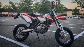 KTM 500 EXC Supermoto | First Ride