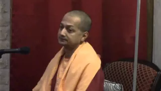 Swami Sarvapriyananda  on "Live in the World like a Lotus Leaf"