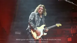 NINJA (guitar solo and outro, HQ) - EUROPE live @ Utrecht (NL) 2023