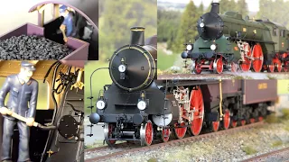Unboxing Märklin S 2/6 3201 Spur1 record steam locomotive 1:32 - rotating heater lowering coals S2/6