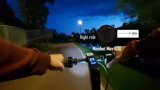 "Lite" Ninebot Max G30 Electric Scooter To Rent - Sergiev Posad night riding