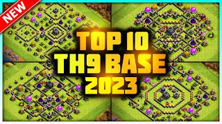 NEW BEST TH9 Base Copy Link (Top10) COC Town Hall 9 Hybrid/Farming/Trophy base Clash of Clans