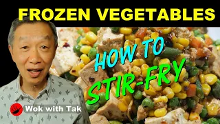 How to stir-fry with frozen vegetables when you don't have fresh ingredients