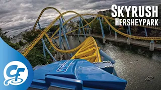 Skyrush front seat on-ride 5K POV @60fps Hersheypark