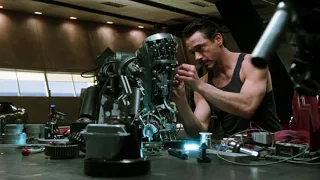 Making First Suit Mark 2 Armor Scene (Hindi) - Iron Man (2008) Movieclip In 4K