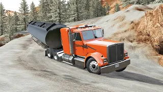 Trucks vs Cliff Roads – BeamNG.Drive #2