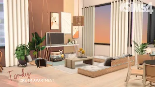 Family Dream Apartment / THE SIMS 4 / NO CC / stop motion