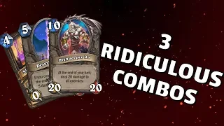 Hearthstone - 3 Ridiculous Kill Combos in Saviors of Uldum