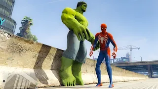 Spider-Man vs Hulk - GTA 5 Spider-Man mod - CocoBibu