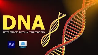 After effects Tutorial | DNA Animation | Trapcode TAO