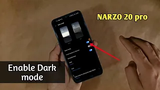 how to enable the dark mode in realme narzo 20 me night mode kaise on off karen