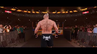 Brock Lesnar vs Johnny Gargano WWE 2K Dream Match Highlights