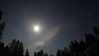 Spokane Solar Eclipse (Sky going dark)