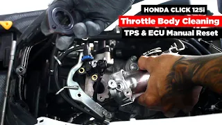 Honda Click 125i | Throttle Body Cleaning, TPS & ECU Manual Reset