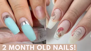 Correcting Nails After 62 DAYS | 😍 Beautiful Minimalistic Design 2022 Nail Trends