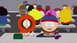 Stan says fuck you Kyle in cartmans voice