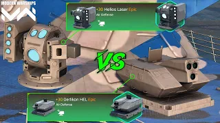 Updated | Helios Laser VS Oerlikon HEL | Laser Air Defense Comparison | Modern Warships