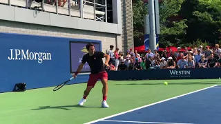 Roger Federer Practice US Open ‘18