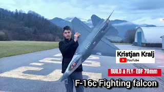 How to make RC F-16 JET 70mm EDF