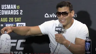 Paulo Costa: Reporter Wants Secret Juice "You Want to Put Your Hands on My Secret Juice?"