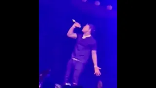 Kevin Gates falls off stage while performing