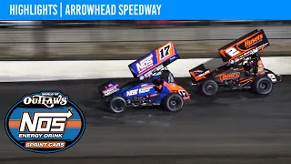 World of Outlaws NOS Energy Drink Sprint Cars | Arrowhead Speedway | April 6th, 2024 | HIGHLIGHTS