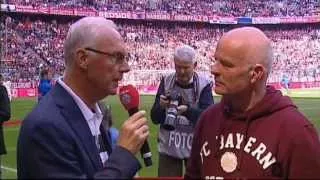 Franz Beckenbauer und Dr. Marcel Huber: FC Bayern TV