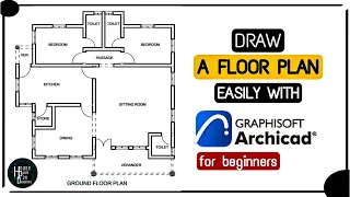 Draw A Floor Plan Easily With Archicad For Beginners