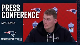 Mac Jones: "A lot of things I can do better." | Patriots Press Conference