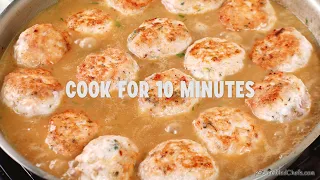 Chicken Piccata Meatballs 30-Minute Meal