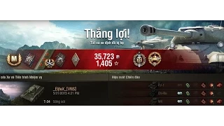 [World of Tanks] T-34 - 7 kill, Ace Tanker , Mark 3