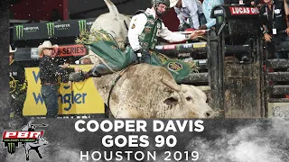 GOING 90: Cooper Davis Is The ONLY Cowboy To Go 90 In Houston | 2019