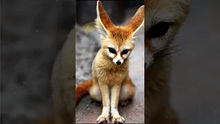 Fennec Fox: Smallest fox with Biggest Ears/ Strang animals #shorts #animalfacts