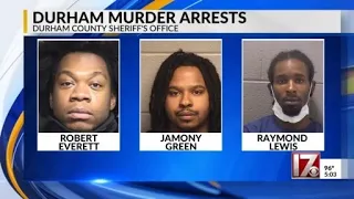 Three men charged in Durham murder