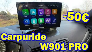 Carpuride W901 PRO : l'écran indispensable pour votre Voiture avec Android Auto & Apple CarPlay !