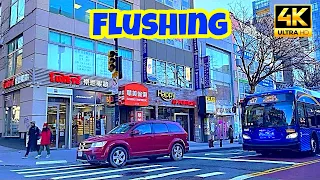 4K Driving Tour: Exploring Queens, New York City Flushing 🗽