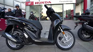 unboxing το HONDA SH150 σκούτερ του 2023 μαύρο χρώμα