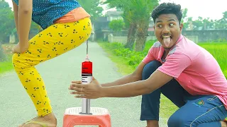 Must Watch Very Special New Comedy Video 😎 Amazing Funny Video 2023 Episode 88 By Villfunny Tv