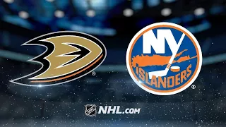 Lindholm finishes hat trick in OT as Ducks beat Isles