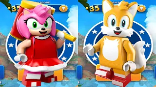 Sonic Dash - Lego Amy & Lego Tails New Characters Unlocked All Characters Unlocked Android Gameplay
