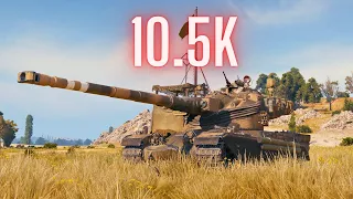 World of Tanks AMX 50 B  10.5K Damage & Chieftain 10.8K & ST-1 10K